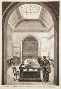 Biblioteca del Museo Pedagogico  dell'Università di Roma